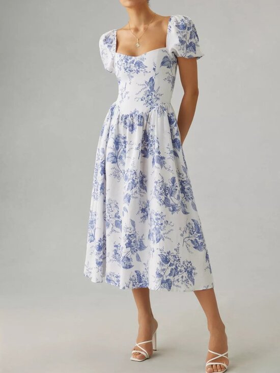 Reformation Dresses & Skirts - Reformation Davila Linen Dress in Lupine Size 0